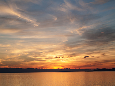 Sky after Sunset in the Inland Passage
