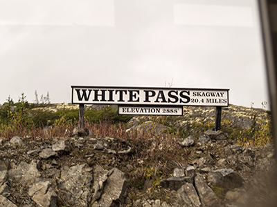 White Pass Sign
