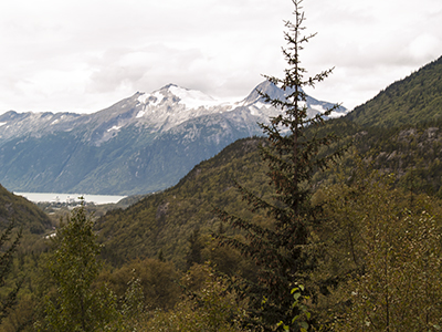 Photo of mountain above Skagway