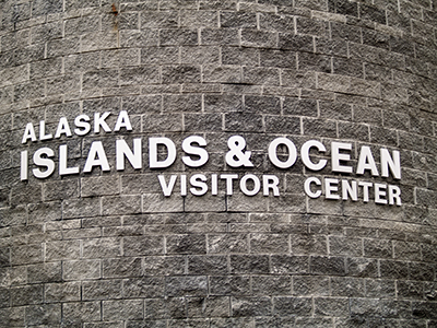 Visitor Center entering Homer