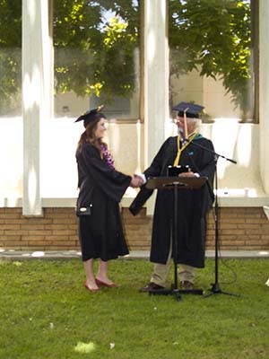 Jaimie receive commendation