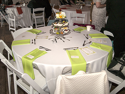 Typical table setting