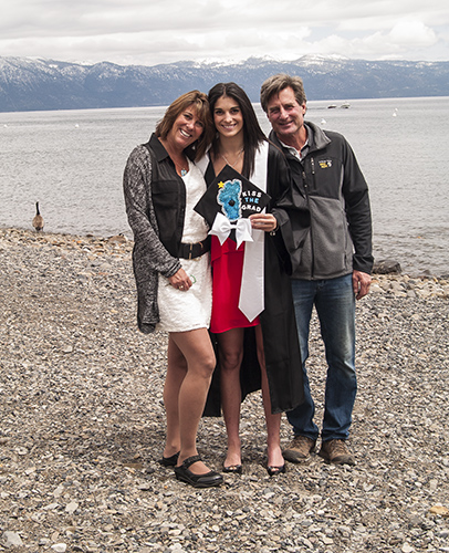 Katy Melissa Bryan at Lake Tahoe beach