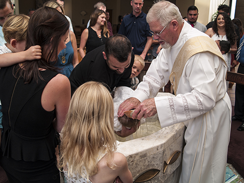 Baptising Mia