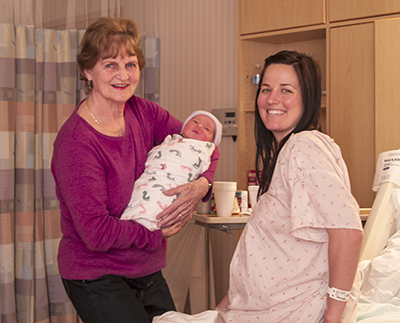 Bev, Michael and mother Megan